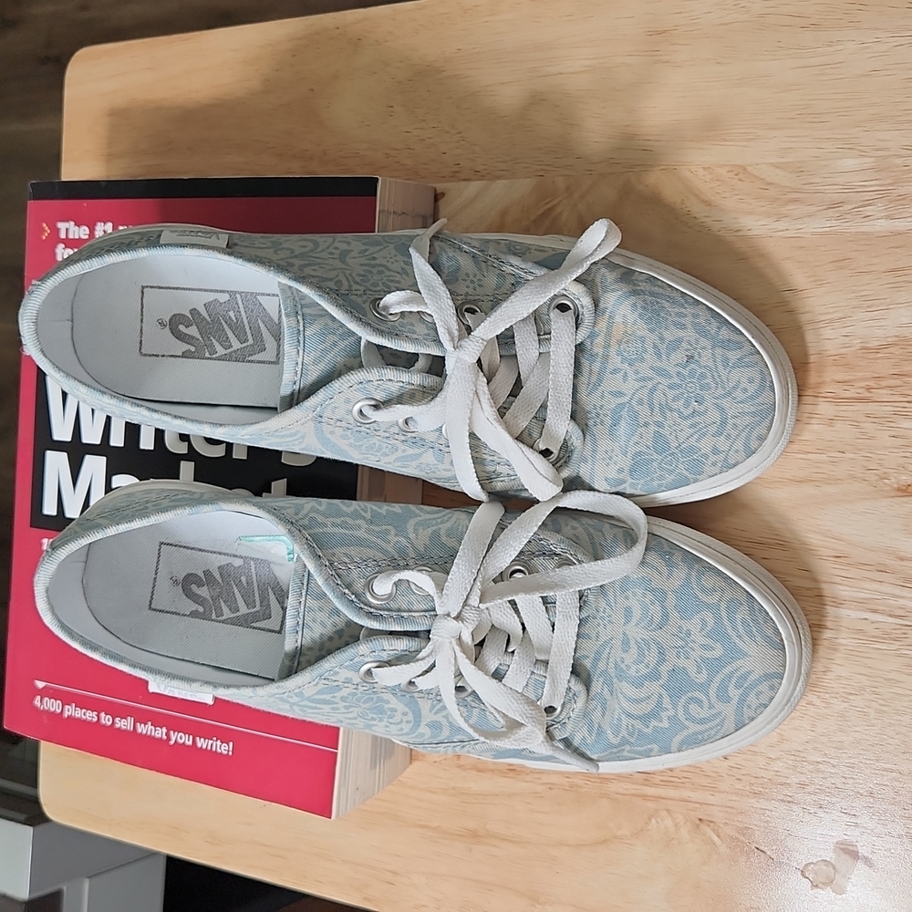Denim Patterned Vans